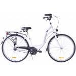 Mestský bicykel 28 Fuzlu Arizona S-3 Biely